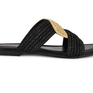 Nine West Women Black Sandals US 8.5